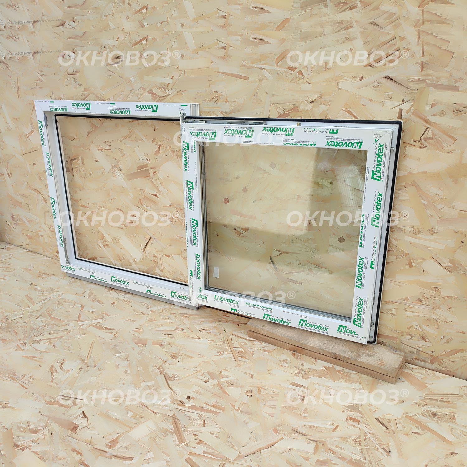 Окно ПВХ готовое 80*80 см